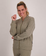 Je m'appelle Jassen Cardigan Zipper | Sage Green