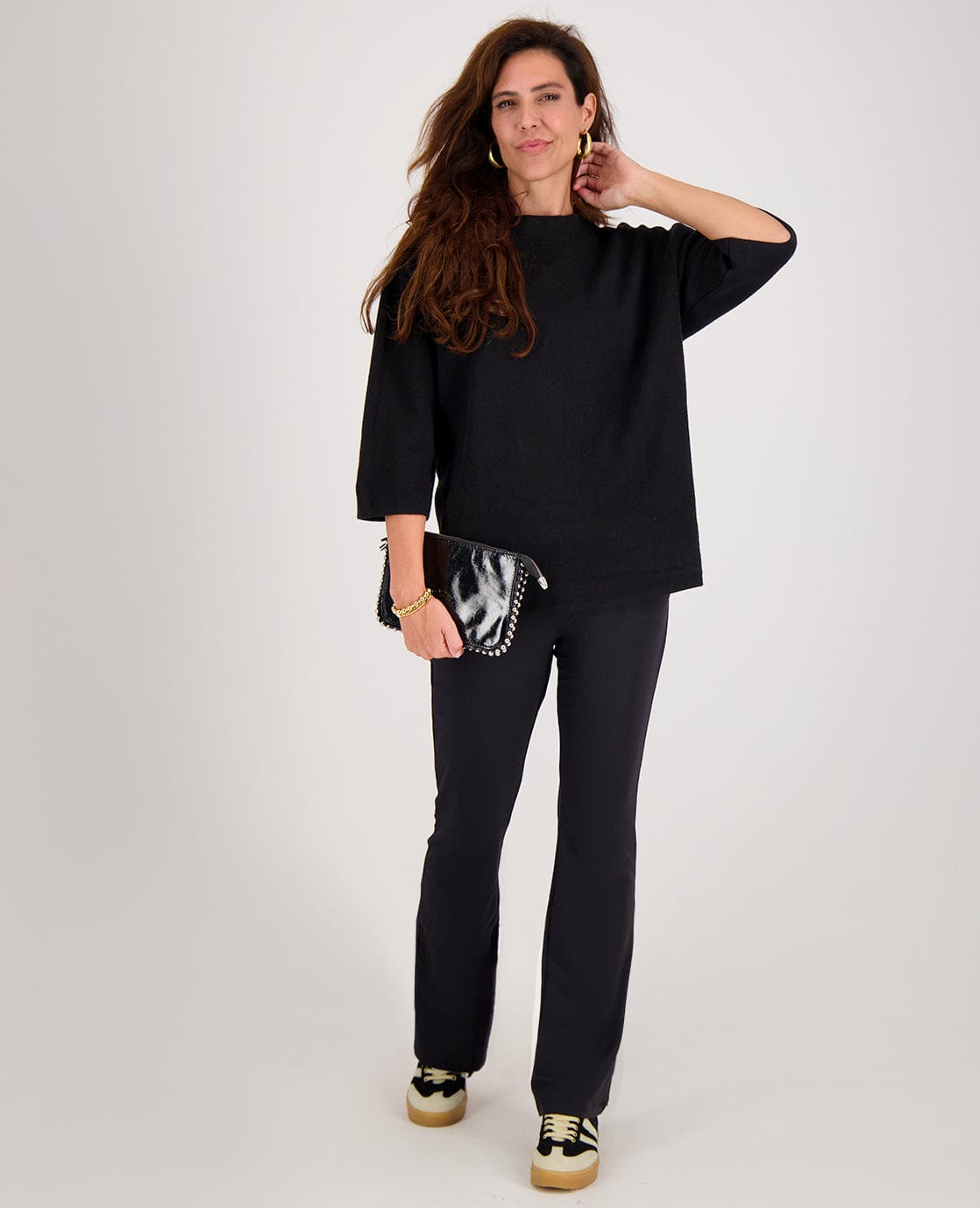 Je m'appelle Tops Pull Jacky | Zwart