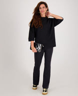 Je m'appelle Tops Pull Jacky | Zwart