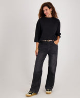 Je m'appelle Tops Pull Jacky | Zwart