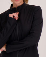 Je m'appelle Jassen Cardigan Zipper Travel | Zwart