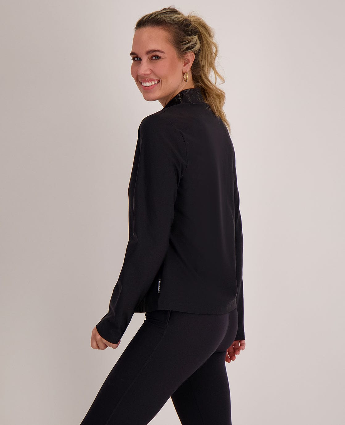 Je m'appelle Jassen Cardigan Zipper Travel | Zwart