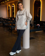 Je m'appelle Broeken Pant Flare Sports Travel | Zwart