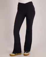 Je m'appelle Broeken Pant Flare Sports Travel | Zwart