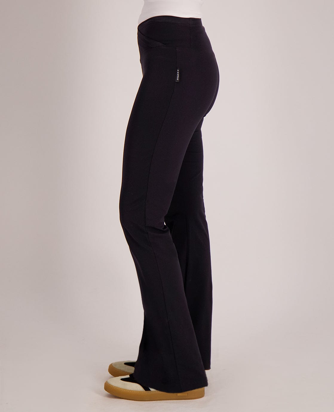 Je m'appelle Broeken Pant Flare Sports Travel | Zwart