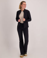 Je m'appelle Broeken Pant Flare Sports Travel | Zwart