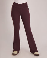 Je m'appelle Broeken Pant Flare Sports Travel | Plum
