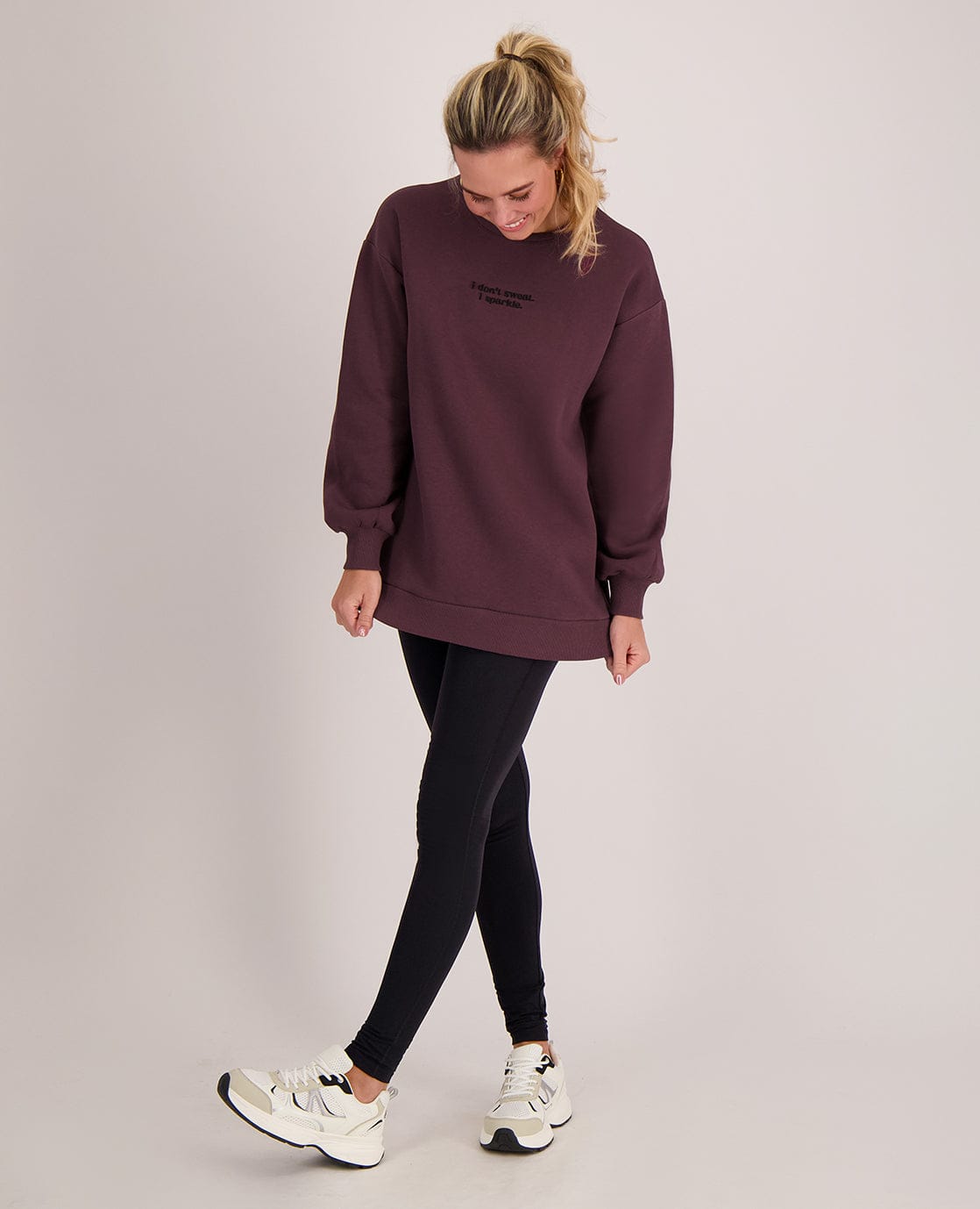 Je m'appelle Tops Sweater Celina | Plum