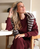 Je m'appelle Jassen Bomber Veste | Dark Burgundy