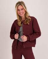 Je m'appelle Jassen Dark Burgundy / XS Bomber Veste | Dark Burgundy