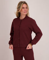 Je m'appelle Jassen Bomber Veste | Dark Burgundy