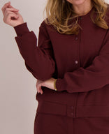 Je m'appelle Jassen Bomber Veste | Dark Burgundy