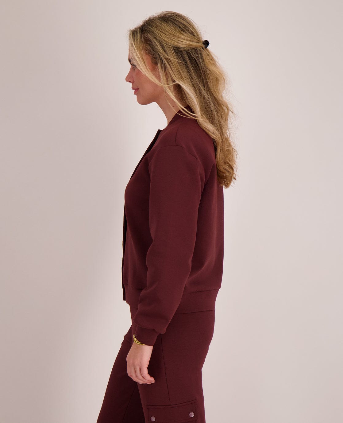 Je m'appelle Jassen Bomber Veste | Dark Burgundy