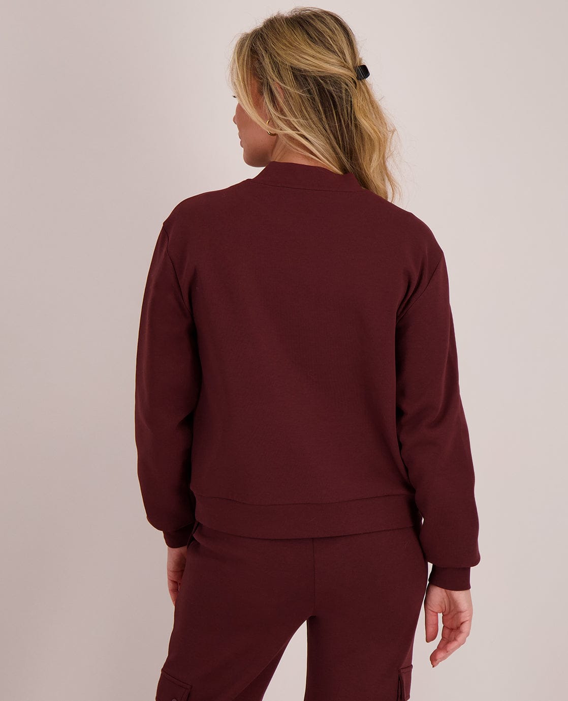 Je m'appelle Jassen Bomber Veste | Dark Burgundy