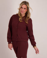 Je m'appelle Jassen Bomber Veste | Dark Burgundy