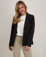 Je m'appelle Jassen Zwart / XS Blazer Lima | Zwart