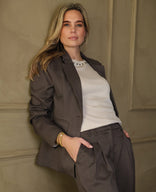 Je m'appelle Jassen Blazer Lima | Ash Brown