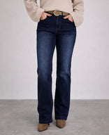 Je m'appelle Broeken Midnight Denim / XS / Short Pant Lou Stretch Denim | Midnight Denim