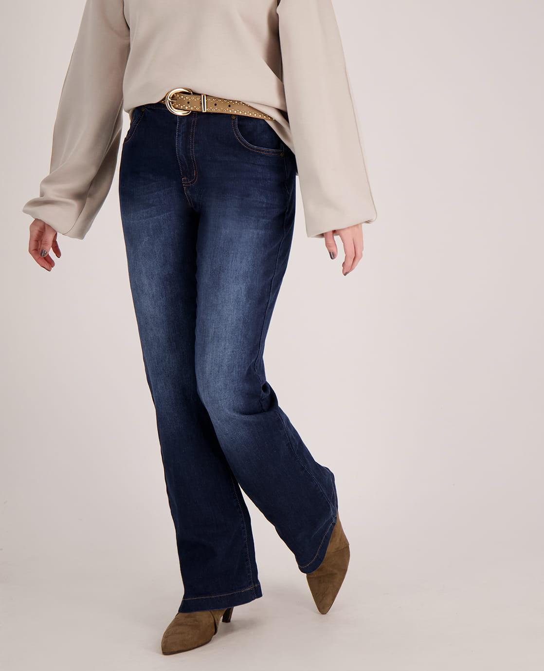 Je m'appelle Broeken Pant Lou Stretch Denim | Dark Denim