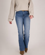 Je m'appelle Broeken Pant Lou Stretch Denim | Medium Denim Blue