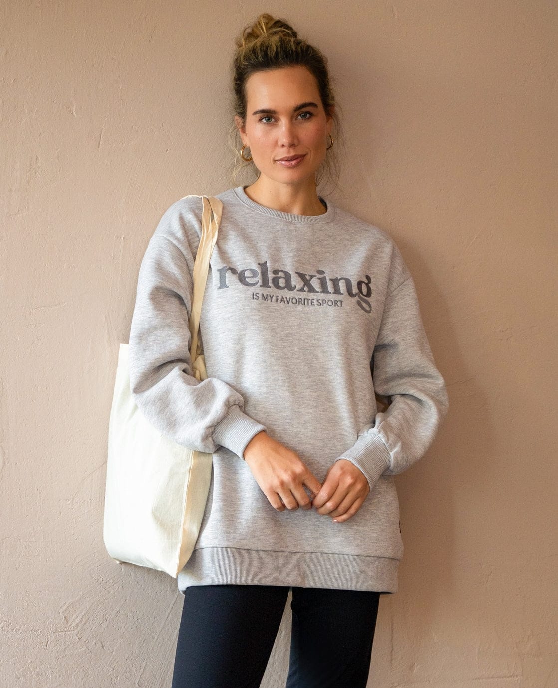 Je m'appelle Tops Sweater Erika | Light Grey Melange