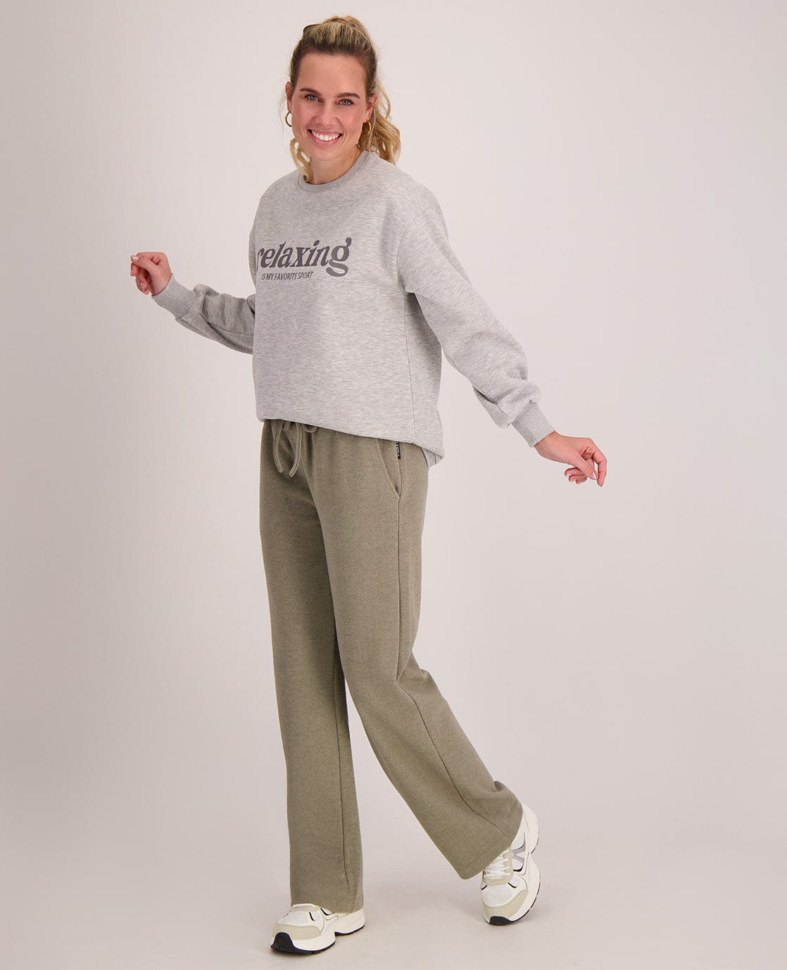 Je m'appelle Tops Sweater Erika | Light Grey Melange