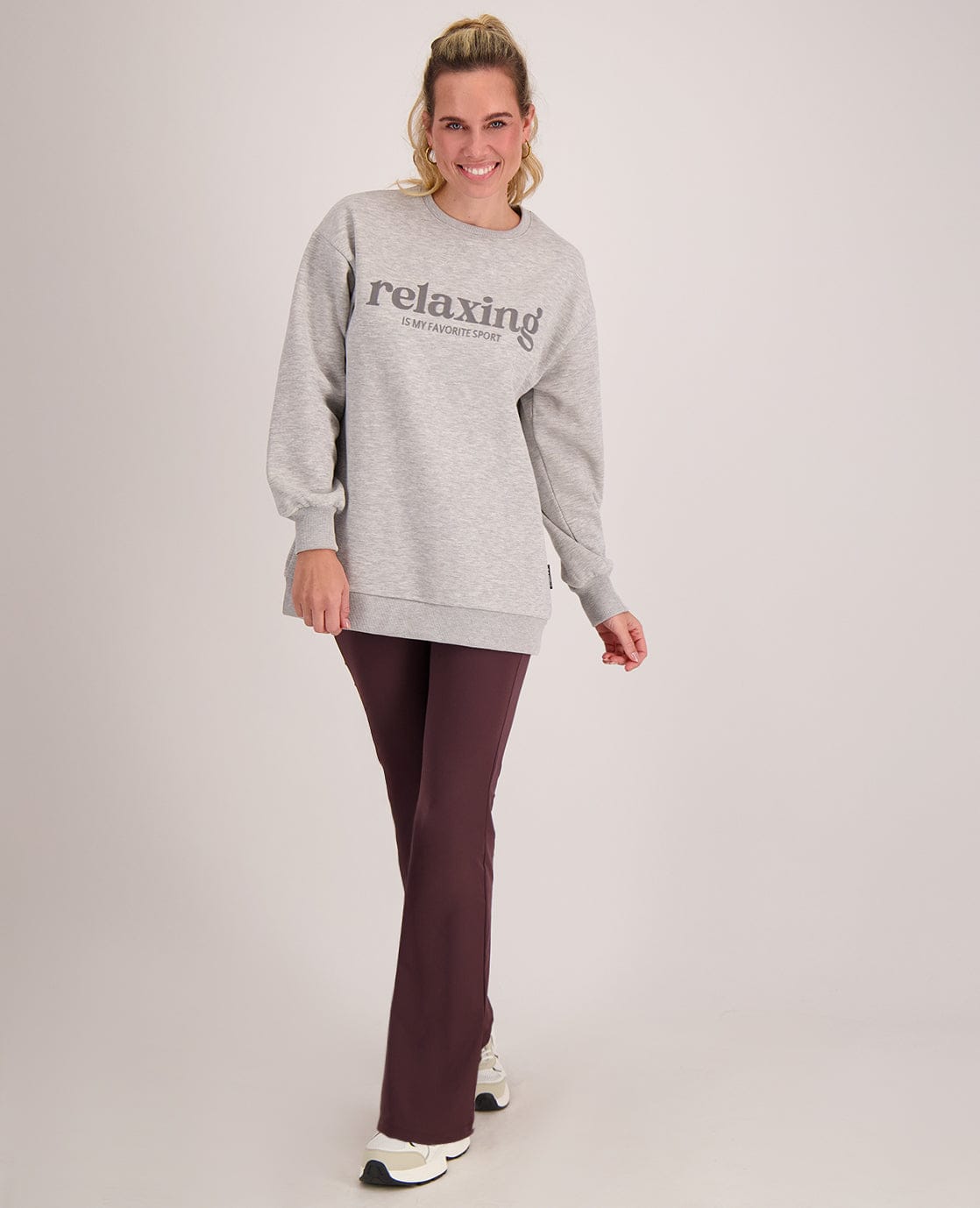 Je m'appelle Tops Sweater Erika | Light Grey Melange