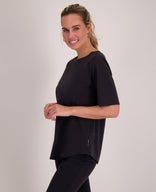 Je m'appelle Tops Tee Loose | Zwart