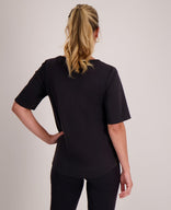 Je m'appelle Tops Tee Loose | Zwart