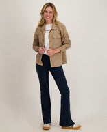 Je m'appelle Tops Blouse Suede | Camel