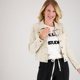 Je m'appelle Jassen Jacket Denim | Sand