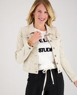 Je m'appelle Jassen Sand / XS Jacket Denim | Sand