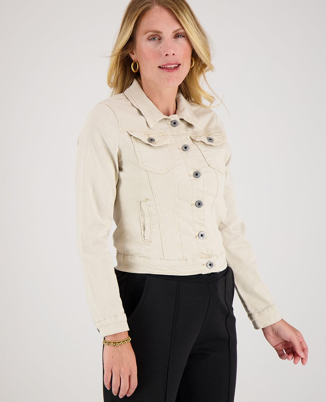 Je m'appelle Jassen Jacket Denim | Sand