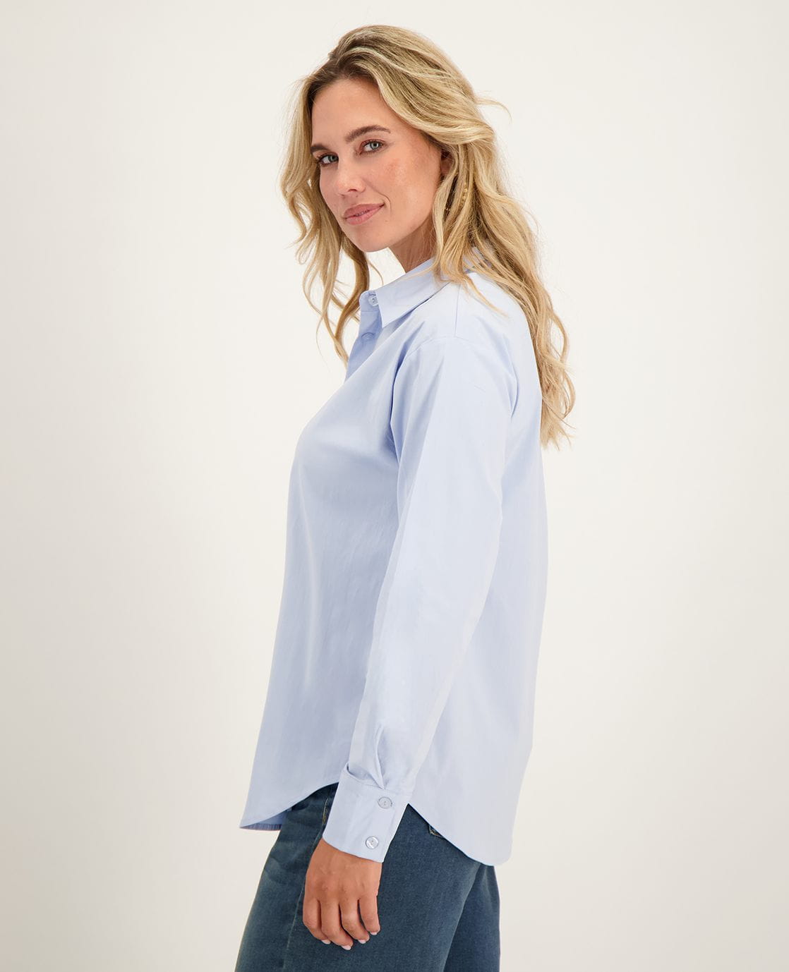 Je m'appelle Tops Blouse Ciara | Lichtblauw