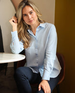 Je m'appelle Tops Lichtblauw / XS Blouse Ciara | Lichtblauw