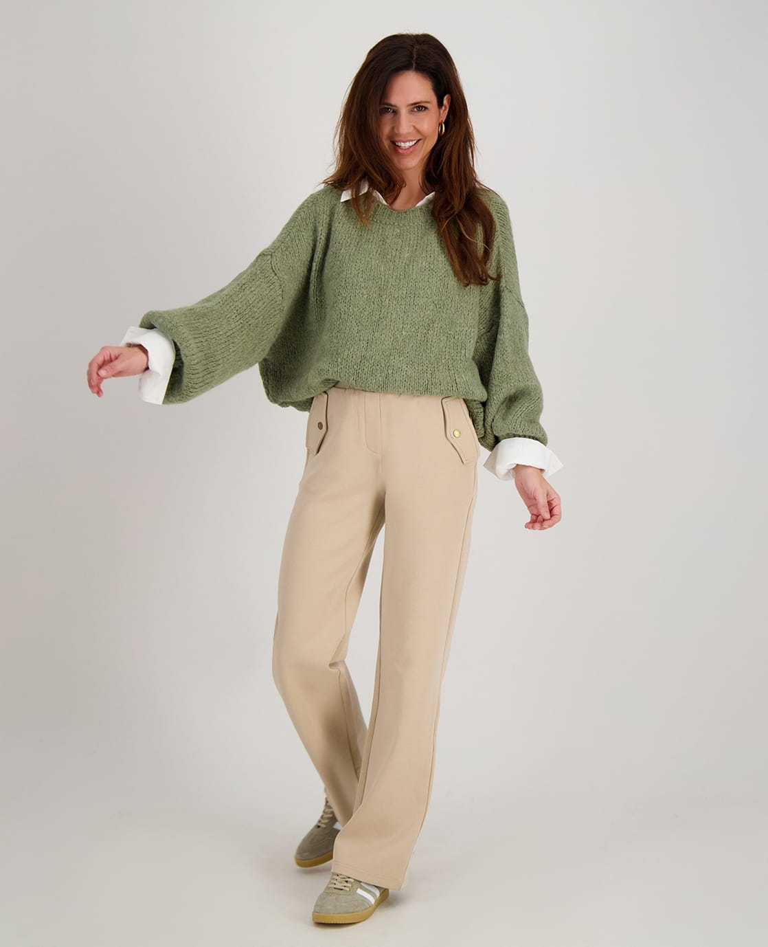 Je m'appelle Broeken Pant Straight | Sand