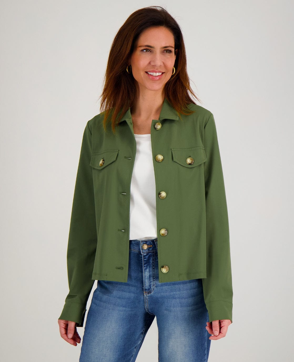 Je m'appelle Jassen Veste Livia Travel ++++ | Dark Olive