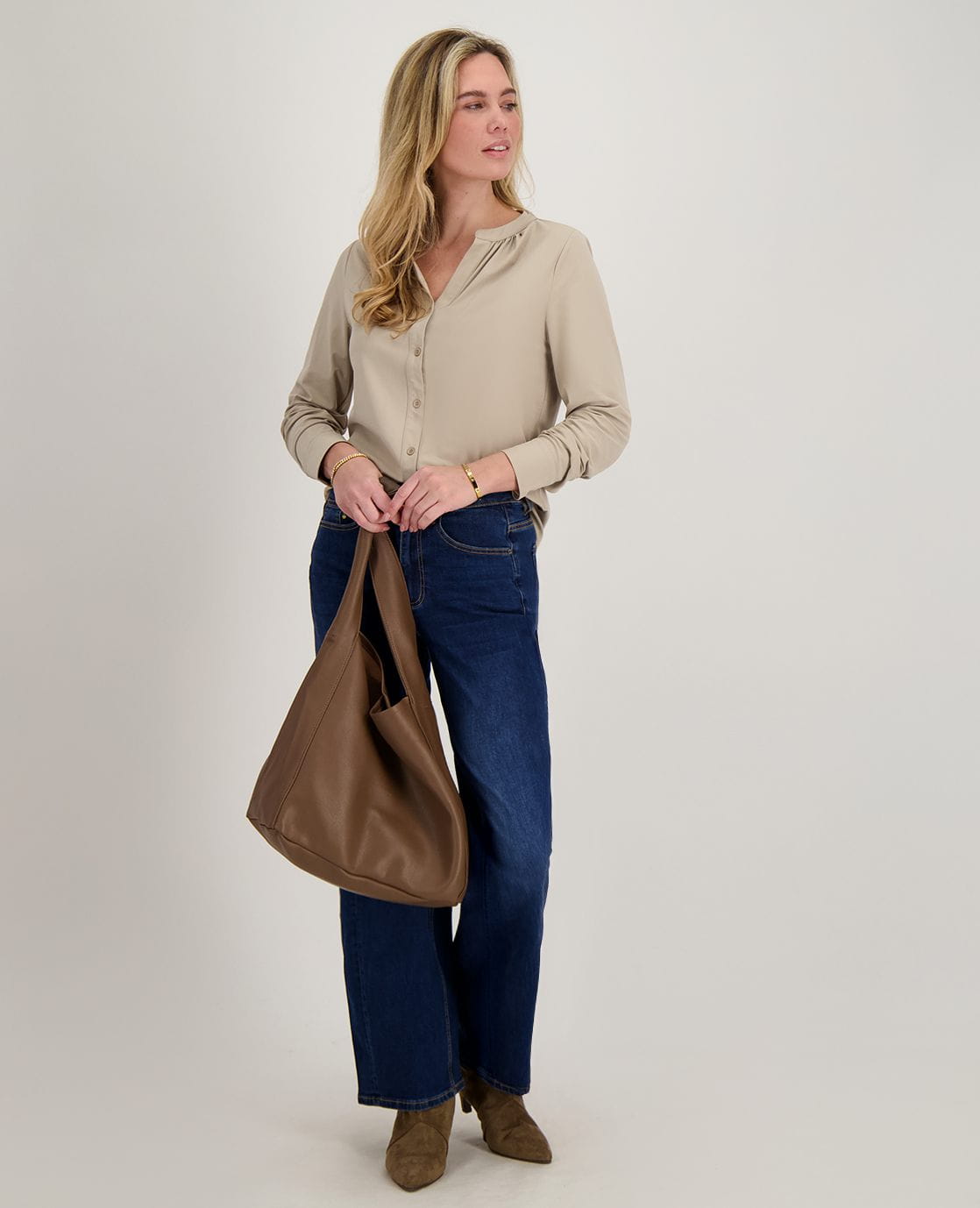 Je m'appelle Broeken Pant Straight Superstretch Denim | Dark Blue Denim
