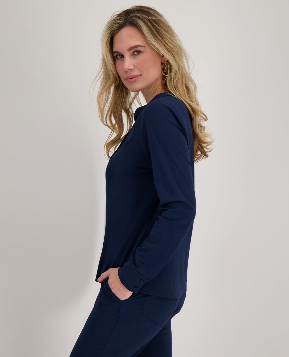 Je m'appelle Tops Blouse Evelien Travel + | Indigo Blue