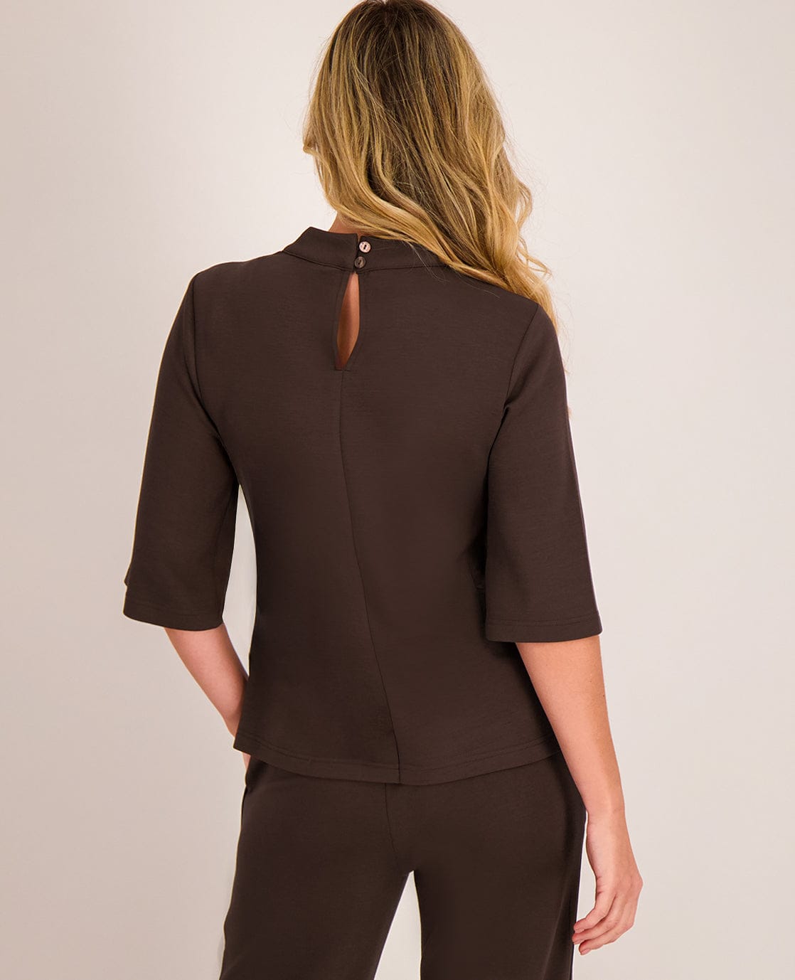 Je m'appelle Tops Top Juna | Dark Brown Melange