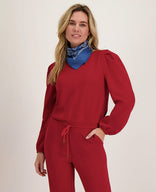 Je m'appelle Tops Red Melange / XS Top Lily | Red Melange