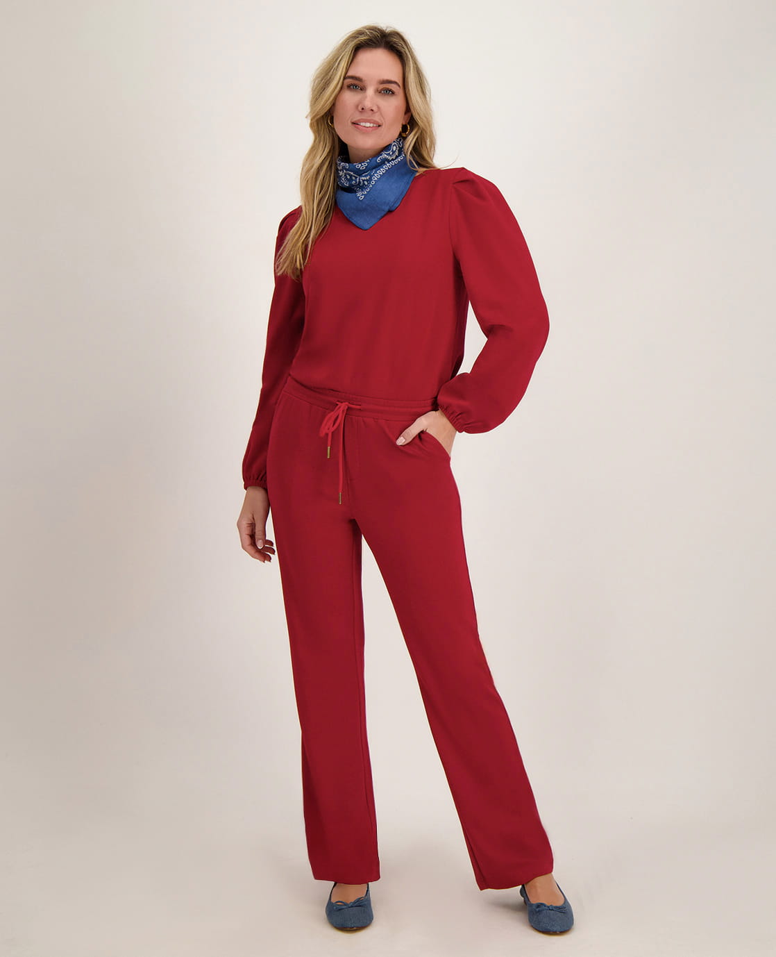 Je m'appelle Broeken Pant Lily | Red Melange
