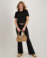 Je m'appelle Broeken Pant Eva Superstretch | Zwart