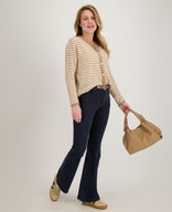 Je m'appelle Broeken Pant Eva Superstretch | Donkerblauw