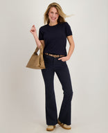 Je m'appelle Broeken Pant Eva Superstretch | Donkerblauw