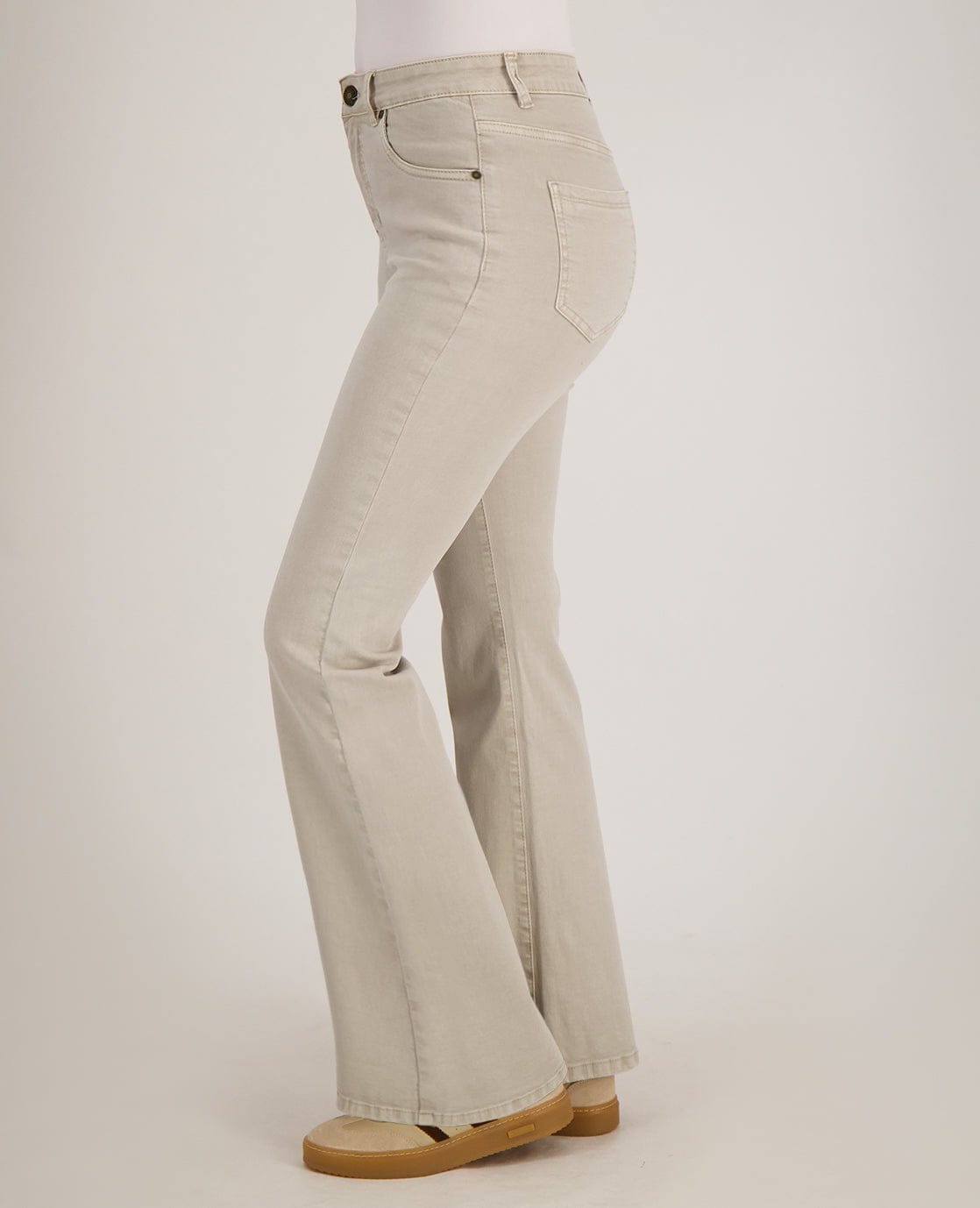 Je m'appelle Broeken Greige / XS / (30'') Pant Eva Superstretch | Greige