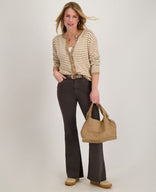 Je m'appelle Broeken Pant Eva Superstretch | Coffee