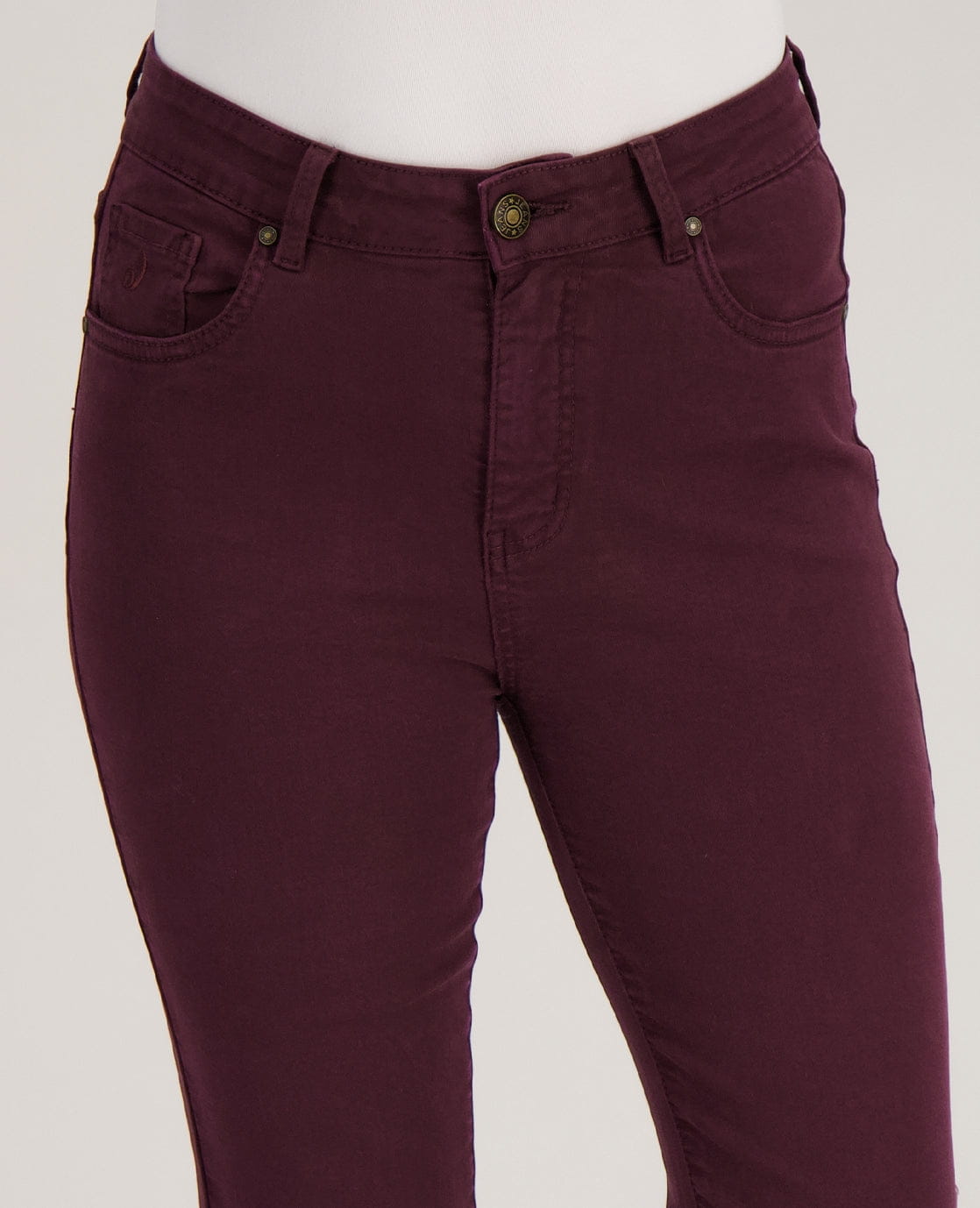 Je m'appelle Broeken Pant Eva Superstretch | Burgundy