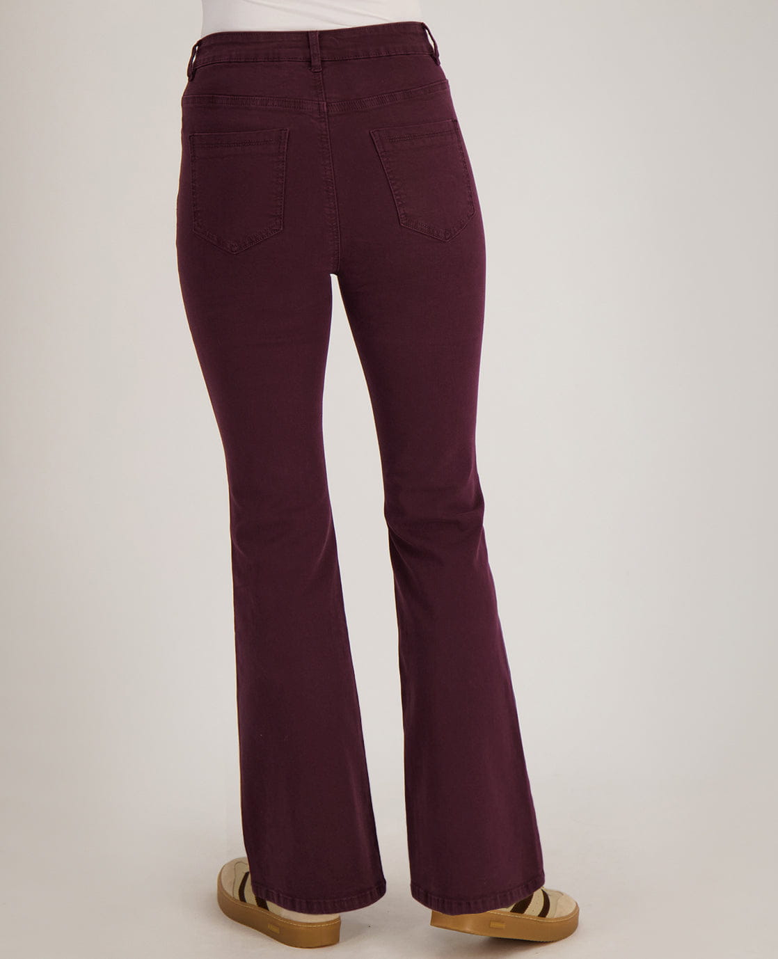 Je m'appelle Broeken Pant Eva Superstretch | Burgundy