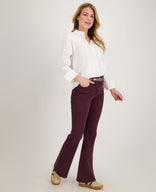 Je m'appelle Broeken Pant Eva Superstretch | Burgundy
